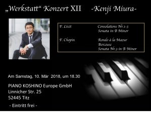2018 Kenji Miura Konzert 1